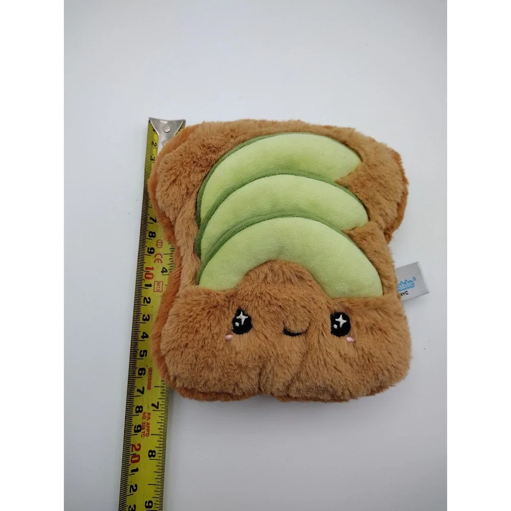 Squishable Avocado Toast Plush 7 Inch Comfort Food Soft Brown Green 2021‎ Toy